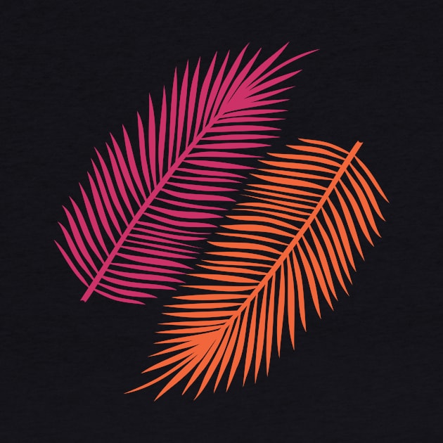 Fire Fronds of Palm by allisawr